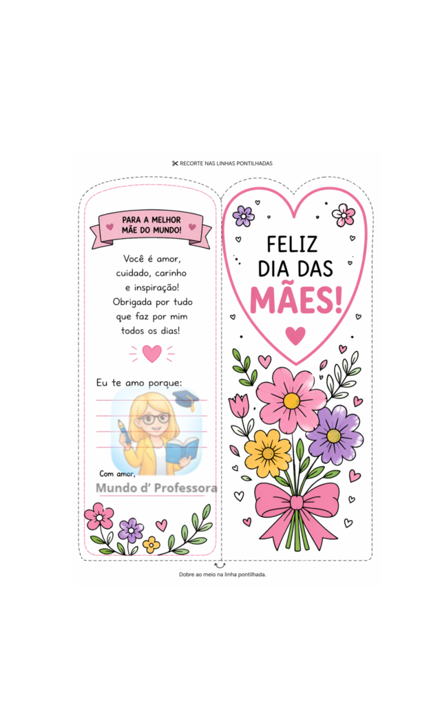 Cartão dia das mães